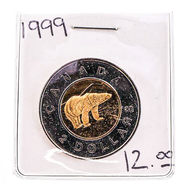 Canada 1999 Two Dollars "Polar Bear"