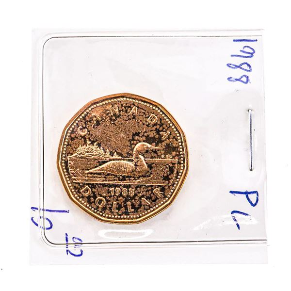 Canada 1988 Loon Dollar PL