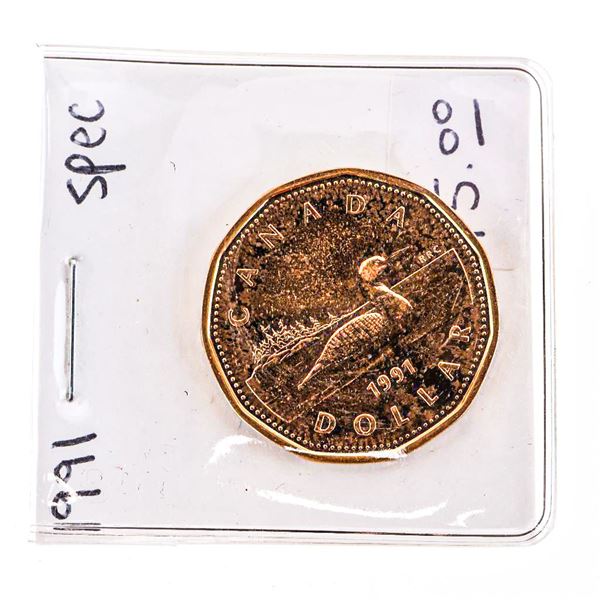 Canada 1991 Loon Dollar Special