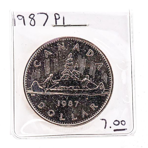 Canada 1987 Proof Dollar Coin