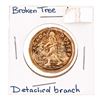 Image 1 : Canada 2005 Terry Fox Dollar Coin - Broken Tree/Detached Branch