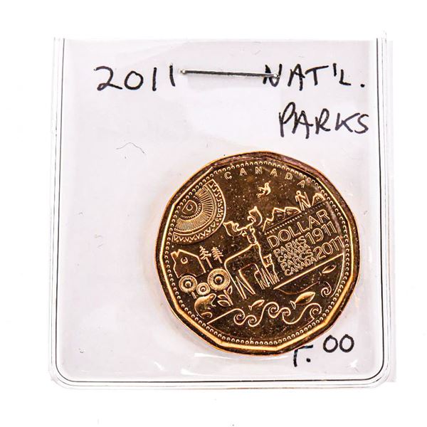 Canada 2011 National Parks One Dollar