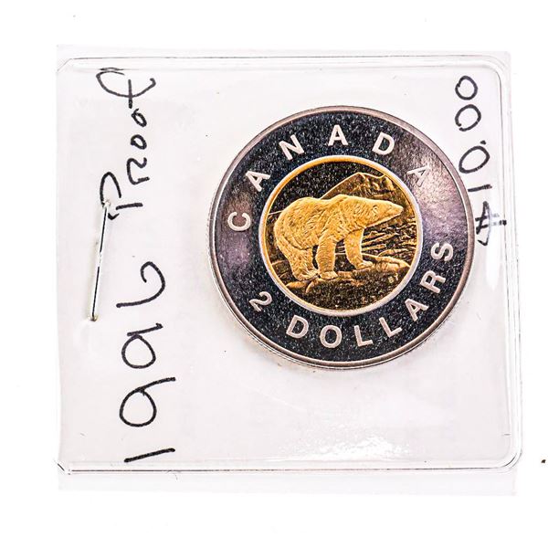 Canada 1996 Proof Two Dollar Coin