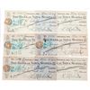 Image 2 : Lot of 8 - Bank of Ottawa, Powassan.Genuine Cheques Dated 1912.