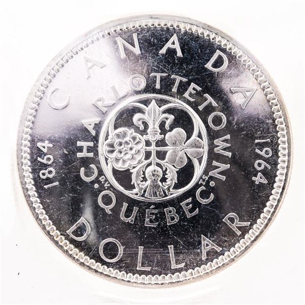 Canada 1964 Silver Dollar PL65 ICCS