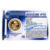 Image 4 : Toronto Maple Leafs  - Mats Sundin All Time Goal Scorer - 24kt Gold Overlay Medallion , L.E./390 - A