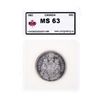 Canada 1963 Silver 50 cents MS63 KSA
