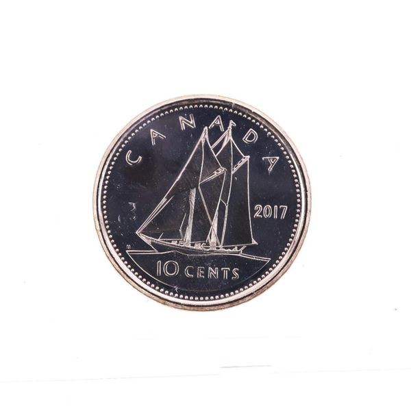 Canada 2017 Ten cents Bluenose MS66 ICCS