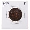 Image 1 : 1871 PEI Victoria One Cent