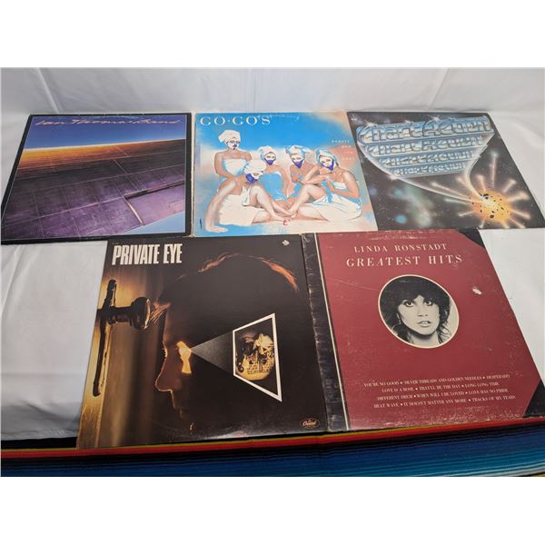 The Gogos Beauty and the Beat Chart Action Private Eye Linda Ronstadt Greatest Hits