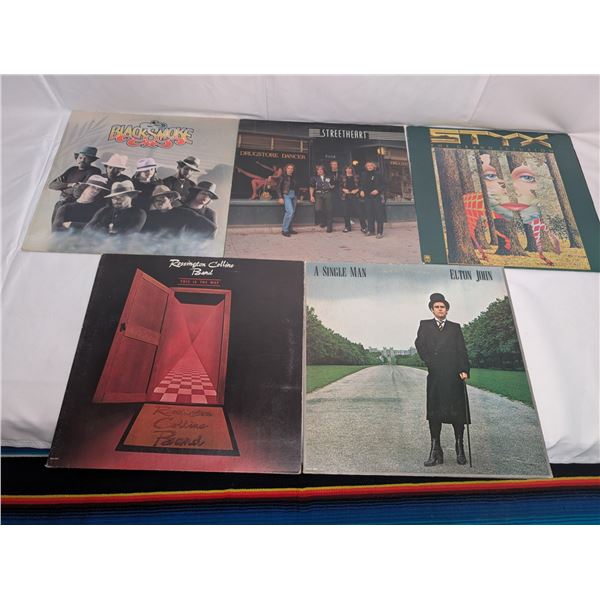 Black Smoke Streetheart Drug Store Dancer STYX Elton John A Single Man Rossington Collins Band This 