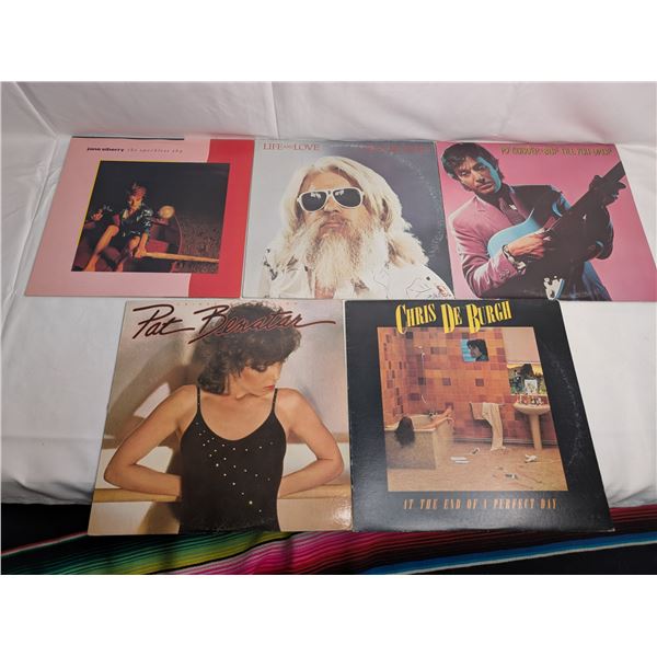 Leon Russell Life and Love, Jane Siberry The Speckless Sky, Ry Cooder Bop Till You Drop, Pat Benatar