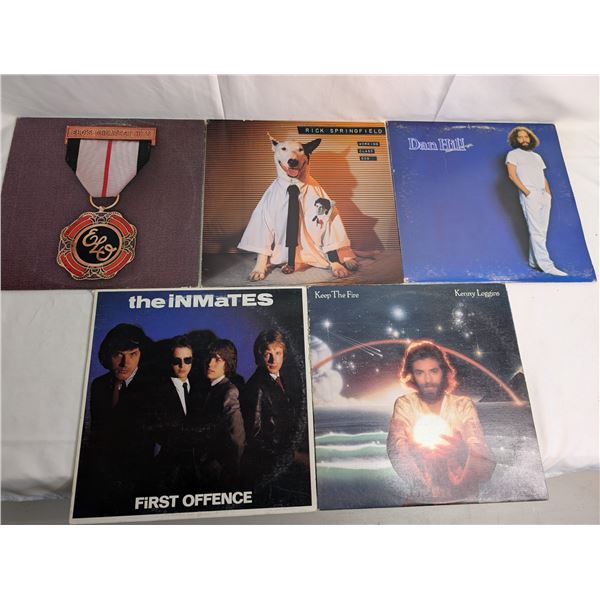 ELO Greatest Hits / Rick Springfield Working Class Dog / Dan Hill Frozen in the Night / The Inmates 