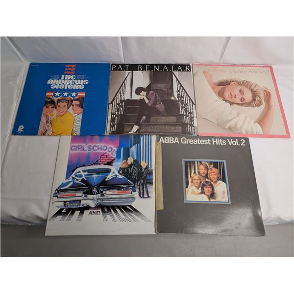 The Andrew Sisters / Pat Benatar / Olivia Greatest Hits / Girls School Hit & Run / ABBA Greatest Hit