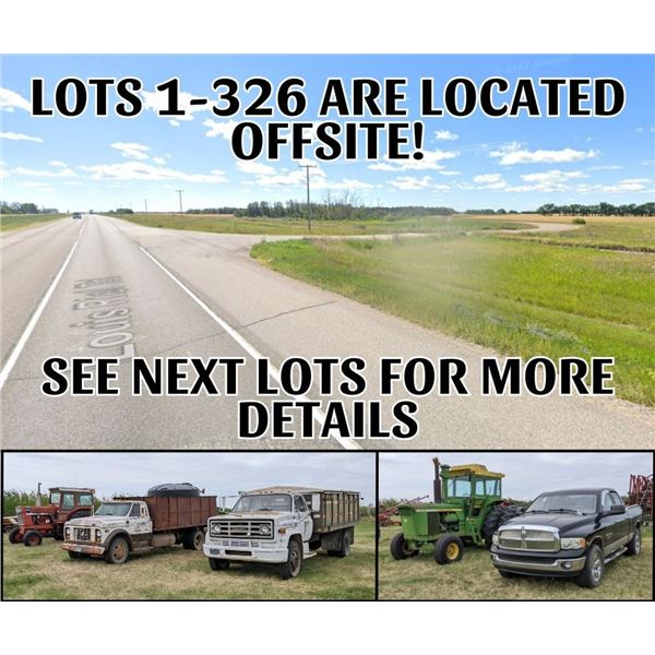 *ALL ITEMS ARE LOCATED OFFSITE* SEE NEXT LOTS FOR INFORMATION!