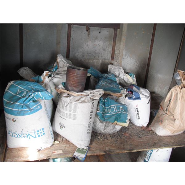 lot of assorted seeded bags