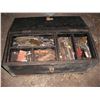 Image 1 : Carpenter's tool chest with contents - assorted tools & hardware