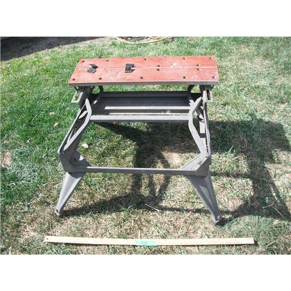 Workmate folding work table