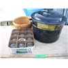 Image 1 : 17qt Canning pot with 12 250ml jam jars and small basket