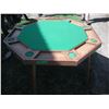 Image 1 : octagonal poker/games table - 42"W x 29"H