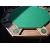 Image 3 : octagonal poker/games table - 42"W x 29"H