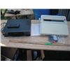 Image 1 : Brother AX450 electric typewriter and Toshiba VCR/VHS player with remote