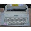 Image 4 : Brother AX450 electric typewriter and Toshiba VCR/VHS player with remote