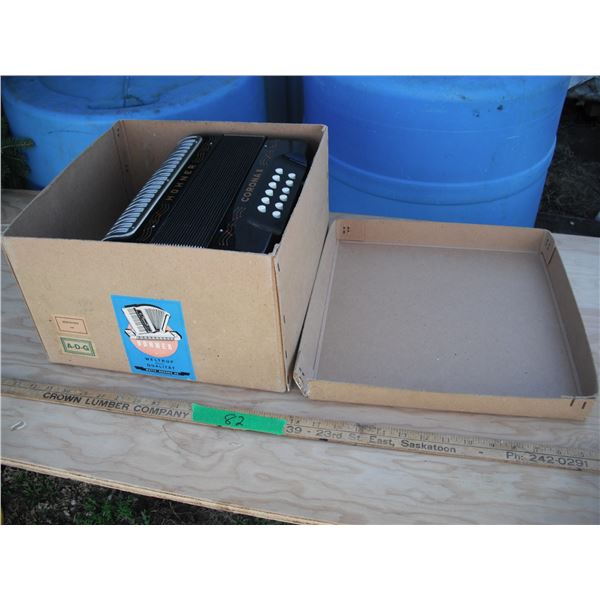 Hohner Corona II accordian - really good condition, in original box