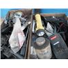 Image 4 : assorted hardware - carberators, hose valve, battery, cables, etc.