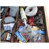 Image 2 : assorted tools and hardware - wiper blades, electric hookup handles, brake pads, auto parts, etc.