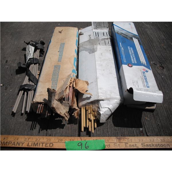 lot of welding rods