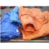 Image 4 : snowmobile tarp, 3 other tarps and area rug