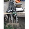 Image 1 : Shurshock 120V fence charger with 24 electric fence poles and role of fence wire