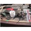 Image 1 : lot of pickup fingers, harrow teeth, block & tackle, and T1060M 10amp battery charger