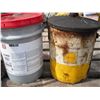Image 4 : 2 grease pails (Texaco and Shell), and partial pail of Phillips 66 Super ATF