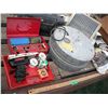 Image 1 : Weller soldering kit, propane torch kit, egg incubator, cd player stereo, heater, roller chain, axe 