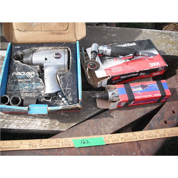 2 air die grinders and 1/2" impact