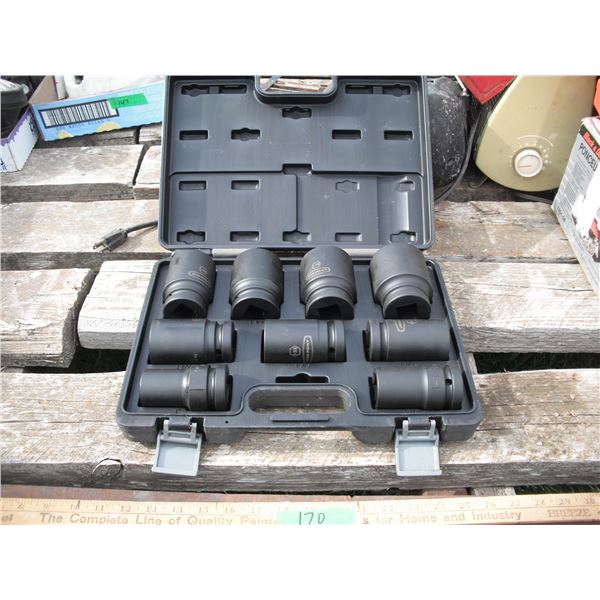 Pro-Point 9x HD 1" impact sockets - 1" to 2"