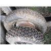 Image 4 : mixed lot of tire tubes, utility tires, and motorbike tire (4.00-18)