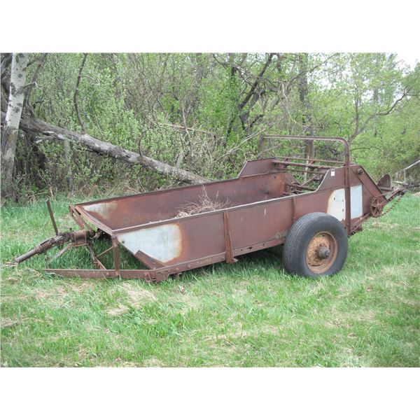 12ft by 5ft manure spreader - working, PTO driven