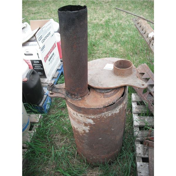 vintage cast iron tank heater