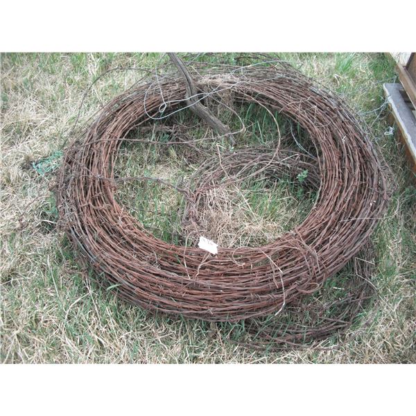 lot of barbed wire