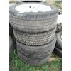 Image 1 : set of 4 5 bolt Mitsubishi 18" rims with Toyo 225/55R18 tires - less than half tread