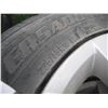 Image 3 : set of 4 5 bolt Mitsubishi 18" rims with Toyo 225/55R18 tires - less than half tread