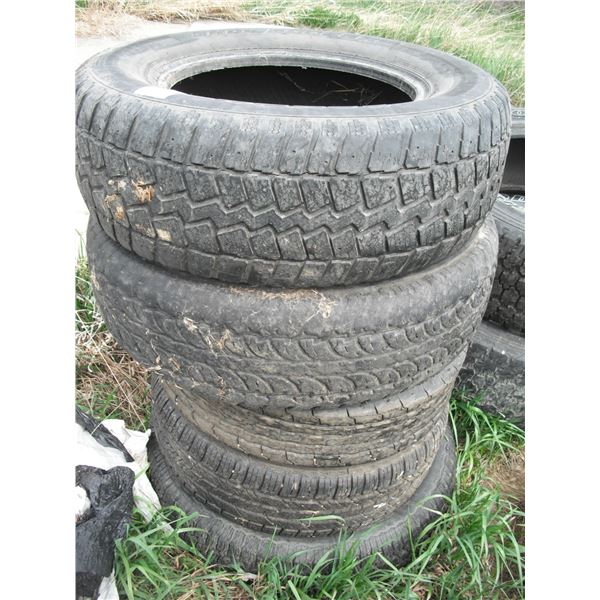 lot of 5x various used tires
