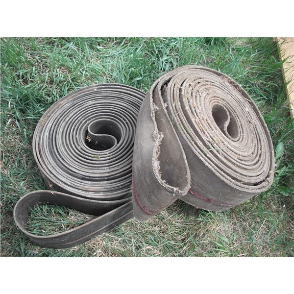 2x endless belts - 6" & 8"