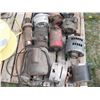 Image 5 : pallet lot - extension cord reel, motors, alternators, etc.