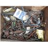 Image 3 : Sakundiak grain auger crate and box of belting, assorted bolts, control, etc.