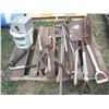 Image 1 : pallet lot i garden tools, grease gun, etc.