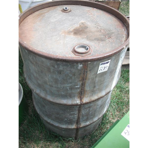 Patron Oil Co LTD cast oil drum